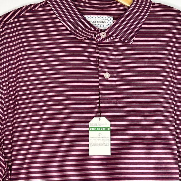 Nwt Jos A. Bank - Polo - Magenta ; XXL Tailored Fit. Cotton - Picture 5 of 13